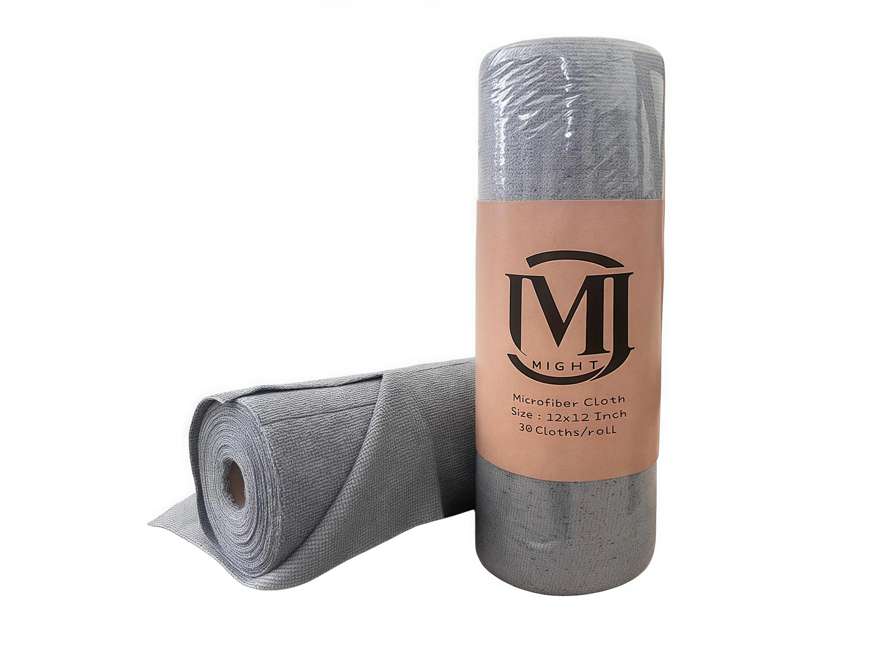 Microfiber Cleaning Cloths Roll 12x12 Inch 60 Sheets 2 Rolls Reusable Machine Washable Super Absorbent Lint Free Tear Away Design Disposable Towel