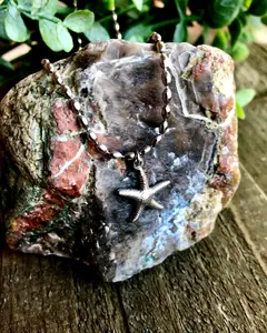 Silver Starfish Necklace