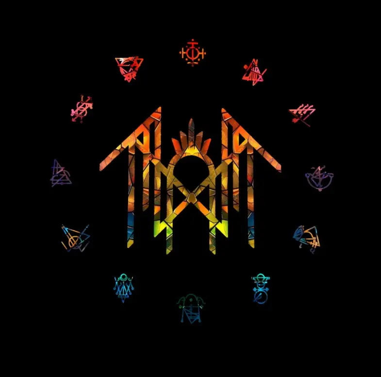 Sleep Token Glitter Runes Sticker Vinyl DecalHH4