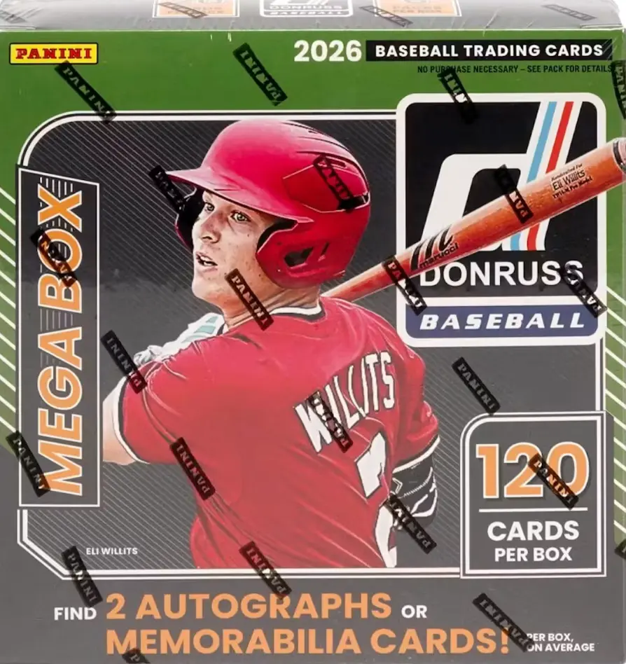 2026 Panini Donruss Baseball Mega Box 2026 Panini Donruss Baseball Mega Box