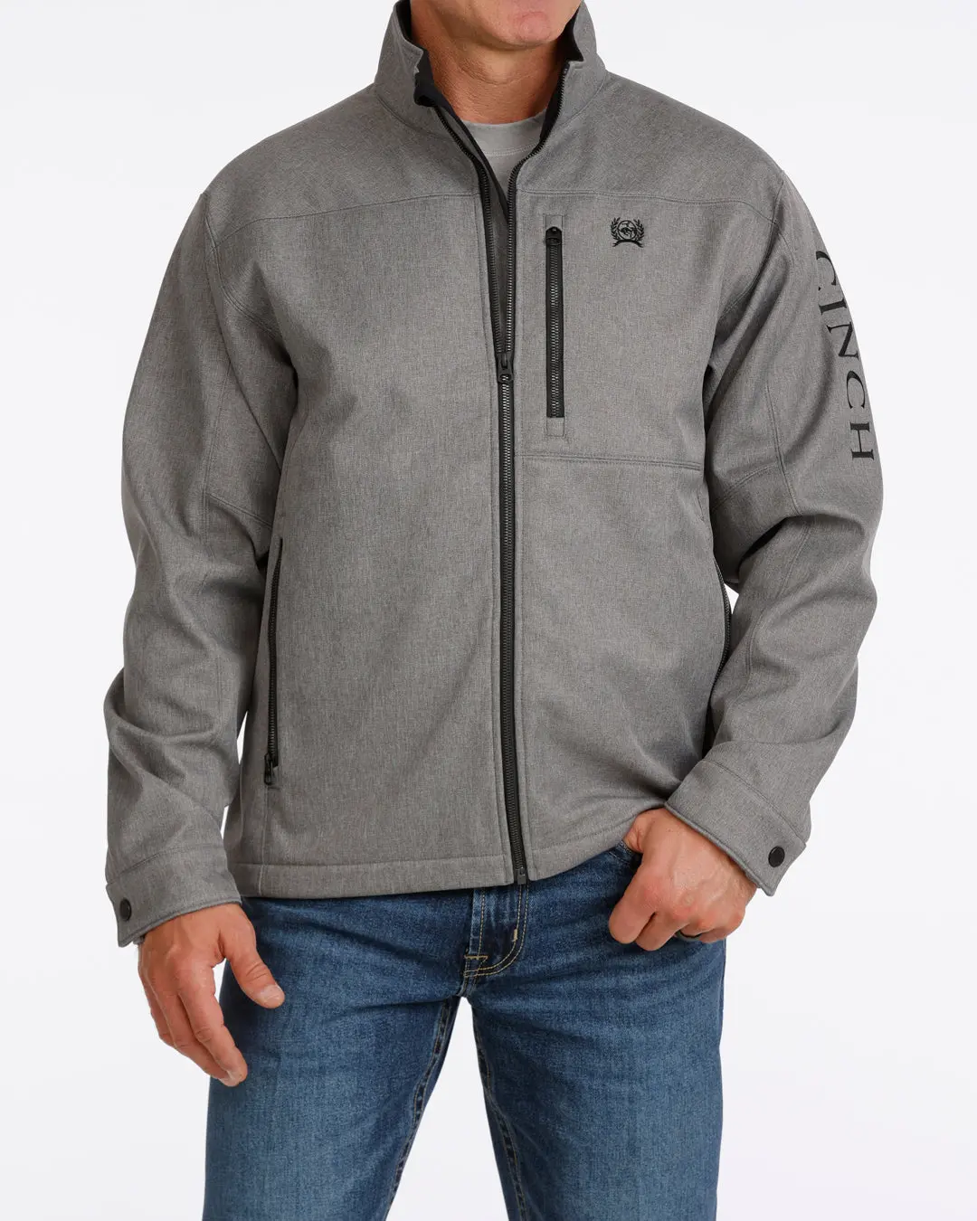 Cinch Men's Concealed Carry Bonded Jacket - Grey - MWJ1537008