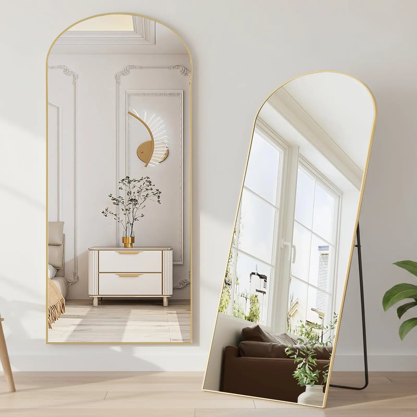 Gold-Arched-21x56 Inch