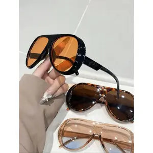 2026 New 3PCS Unisex Large Frame Sunglasses Set Trendy Versatile UV Protection Fashion Eyewear for Daily Casual Outdoor Activities