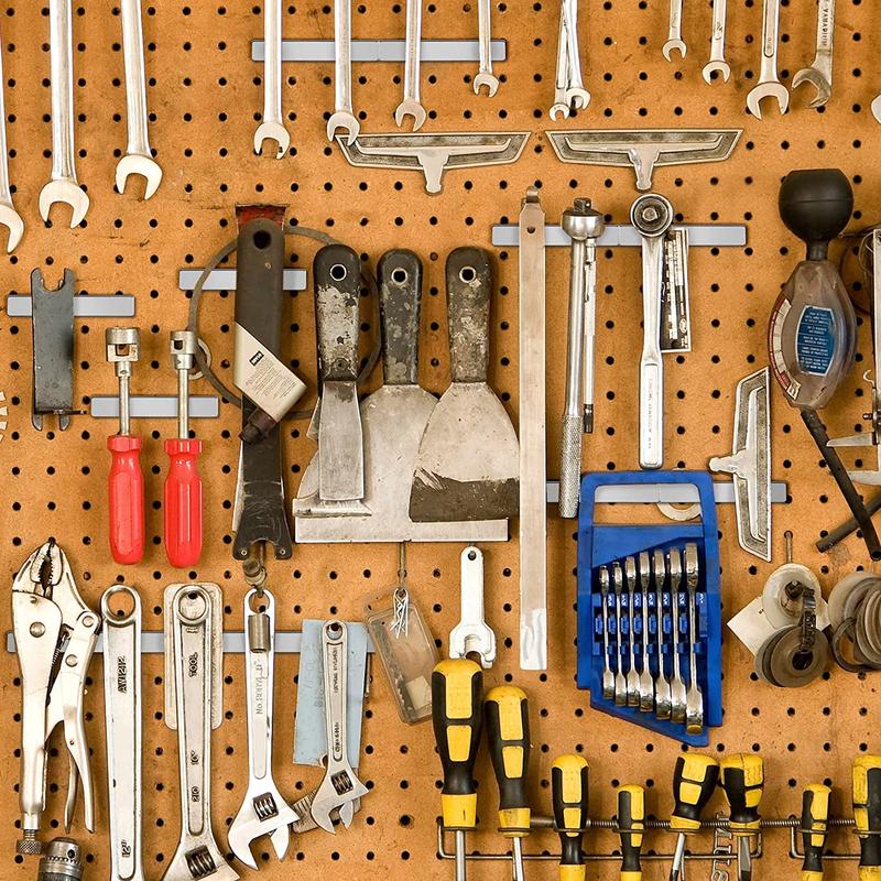 4Pack Neodymium Magnet Bar, Powerful Bar Magnets, Magnet Strips Heavy Duty, Strong Rare Earth Magnets with Double-Sided Adhesive for Craft, Fridge, Kitchen, Office - 60 x 10 x 3 mm