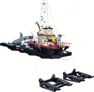 Wall Mount for Lego Jaws 21350 Diorama – Secure & Stylish Floating Display Bracket for Iconic Movie Scene