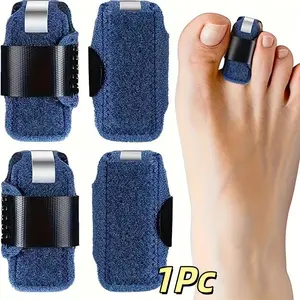 Ergonomic Toe Splint & Aligner, Breathable Design, Adjustable Fit for Hammer, Curved, Claw & Deformed Toes, Hook-And-Loop Closure, Breathable Toe Corrector