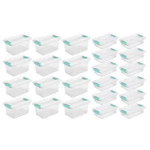 Sterilite Medium Clip Storage Tote, 12 Pack, & Small Clip Storage Tote, 12 Pack