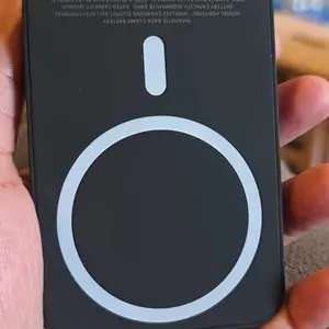 5000mAh MagSafe Magnetic Power Bank, Wireless Fast Portable Charger for iPhone 12–17 Series, White Battery Pack