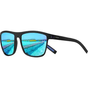 Polarized Sunglasses for Men Lightweight TR90 Frame UV Protection Sun Glasses for Driving Fishing Golf