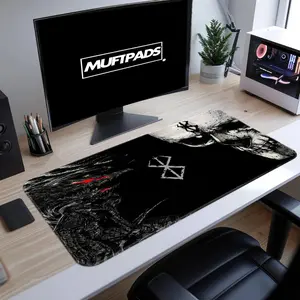 Berserk Skull Gaming Mouse Pad | XXL Dark Fantasy Desk Mat