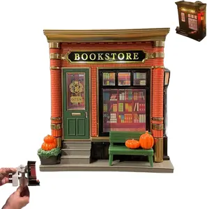 Fall Bookstore Projector, Bookstores Fragrance Plug Projector Night Light, 3D Fall Bookstores Projectors, Warm LED Glow with Fragrance Diffuser & Projectors for Room Decor (1)