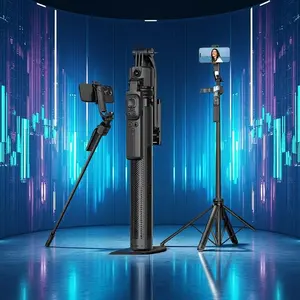 Extendable Auto Face Tracking Tripod, 360° Rotating Selfie Stick, Smart Cameraman Shooting for Video, Vlog, Live Stream, Phone