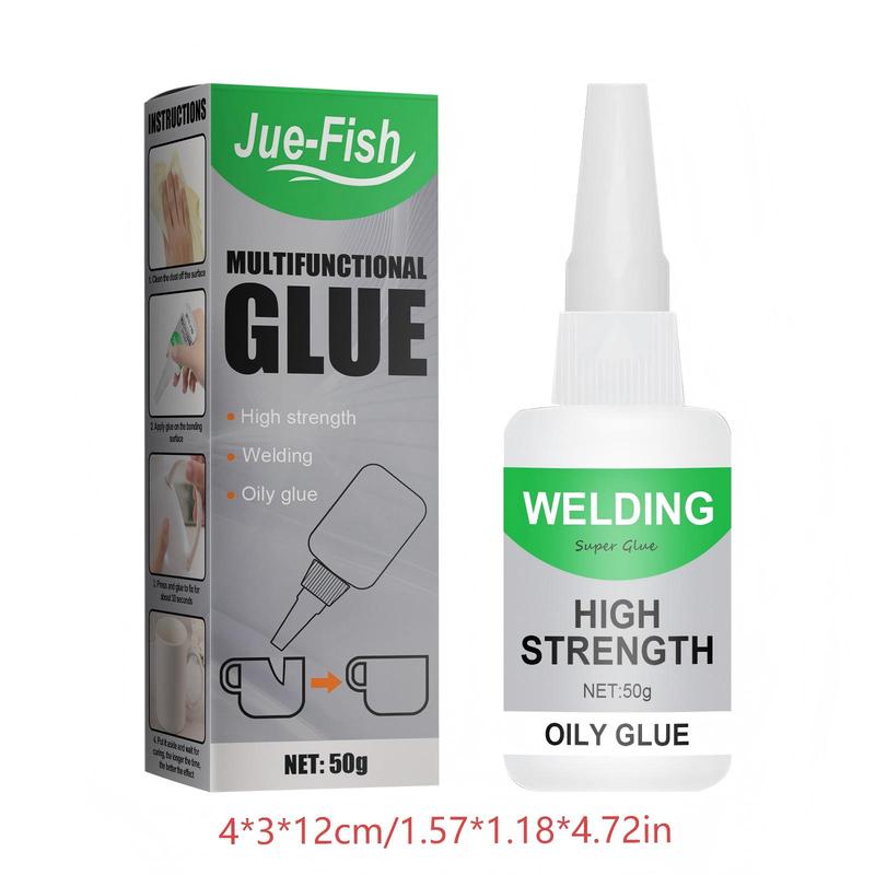 4PCS Multifunctional adhesive glue, specially formulated for wood, glass, and ceramics; transparent, fast-drying, waterproof, and all-purpose.