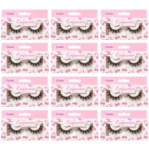Pestañas Coquette Cutsie 10 - Venta al por Mayor 12 Unidades (CQT10)