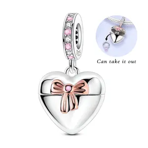 Love Box 925 Silver Charm For Lover Fit Original Bracelet Diy For Women Fashion Jewelry