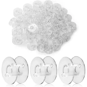 Bobbins - 50 Pack Plastic Bobbins for Sewing Machines ( & )