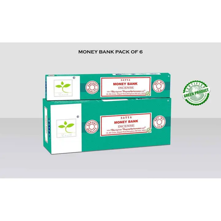Satya Money Bank Masala Incense Sticks – 15g Box