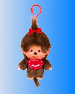 Monchhichi Classic Big Head Girl Keychain