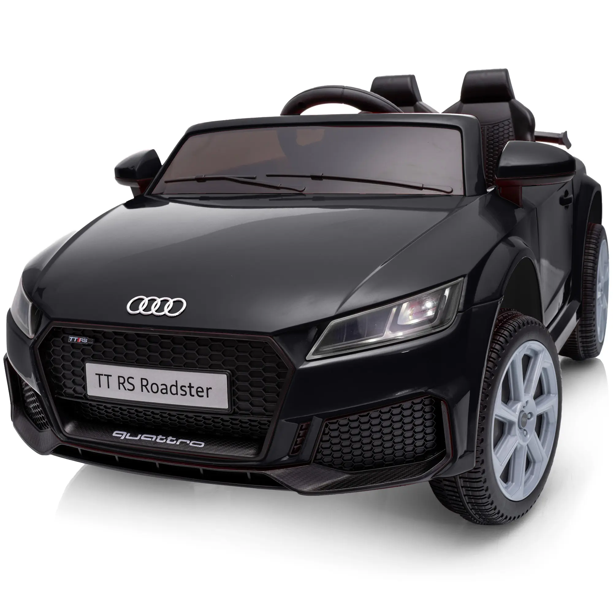 Hikiddo Electric Car for Kids, Licensed Audi 24V/12V Kids Ride on Car Toy for Toddlers with Remote, Bluetooth