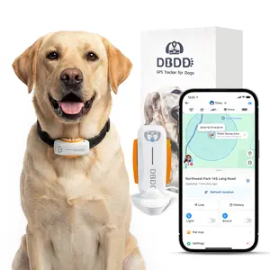 Dog GPS Tracker – Waterproof Pet Tracker -Real-Time Tracking, Wireless Fence, Safety Alert, Waterproof, AI Health Assistant vet, Share with Family