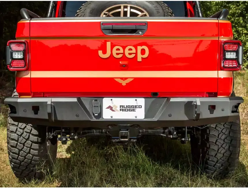 Rugged Ridge HD Rear Bumper I '18- '24 Jeep JL Wrangler/ '20- '24 Jeep JT Gladiator