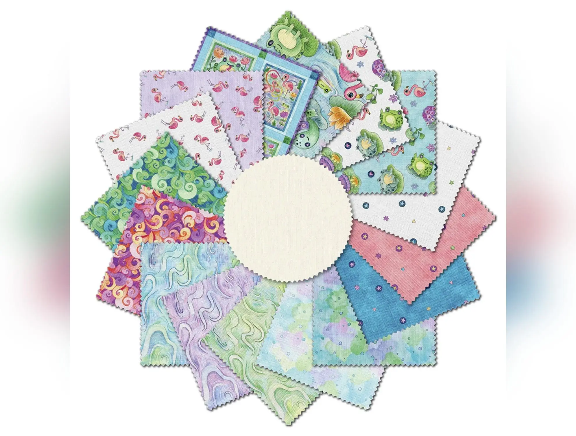Pondside Pals | Fat Quarter Bundle by Jeremiah Ketner for P&B Textiles | 16 pcs