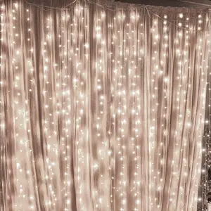, 8.26 Inches Indoor Outdoor, LED String Light for Christmas Wedding Party  Garden Bedroom Wall Decoration (White)