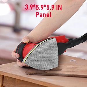 GARVEE Electric Detail Sander with 12 Sanding Paper, 350W Brushless Motor Mouse Sander, Powerful & Low Vibration, 10000 RPM, For Wood Working, Polishing, Carpentry