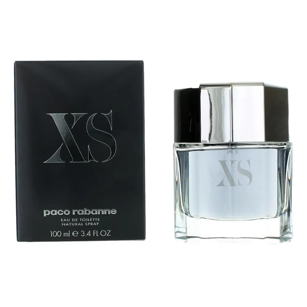Paco Rabanne XS Grey Spray Cologne for Men, 3.4 oz EDT Men's Fragrance, Spray Cologne Men's Fragrance