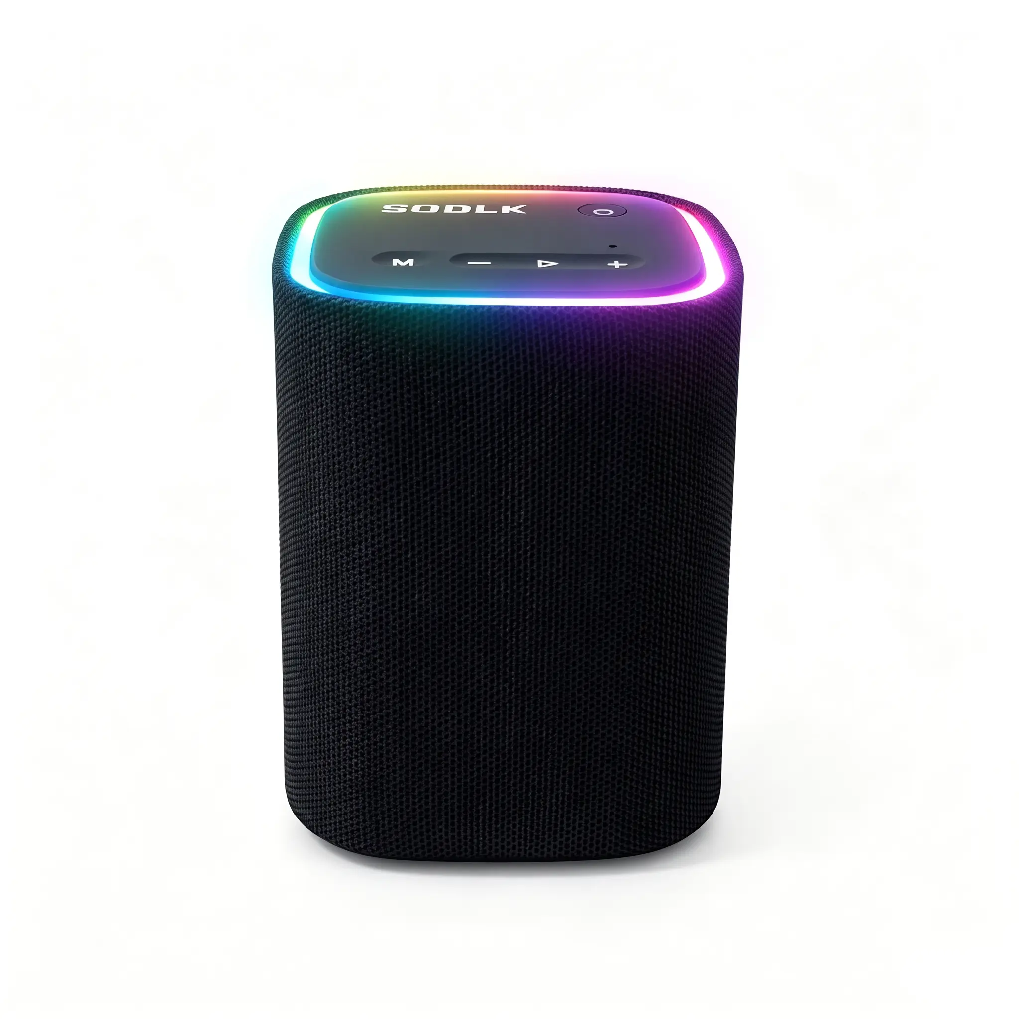 SODLK TX10 Portable Bluetooth Speaker, 15W Loud Sound, RGB Lights, IPX6 Waterproof, TWS Pairing, TF Card/USB Playback, Wireless Outdoor Speaker for Party Camping Home