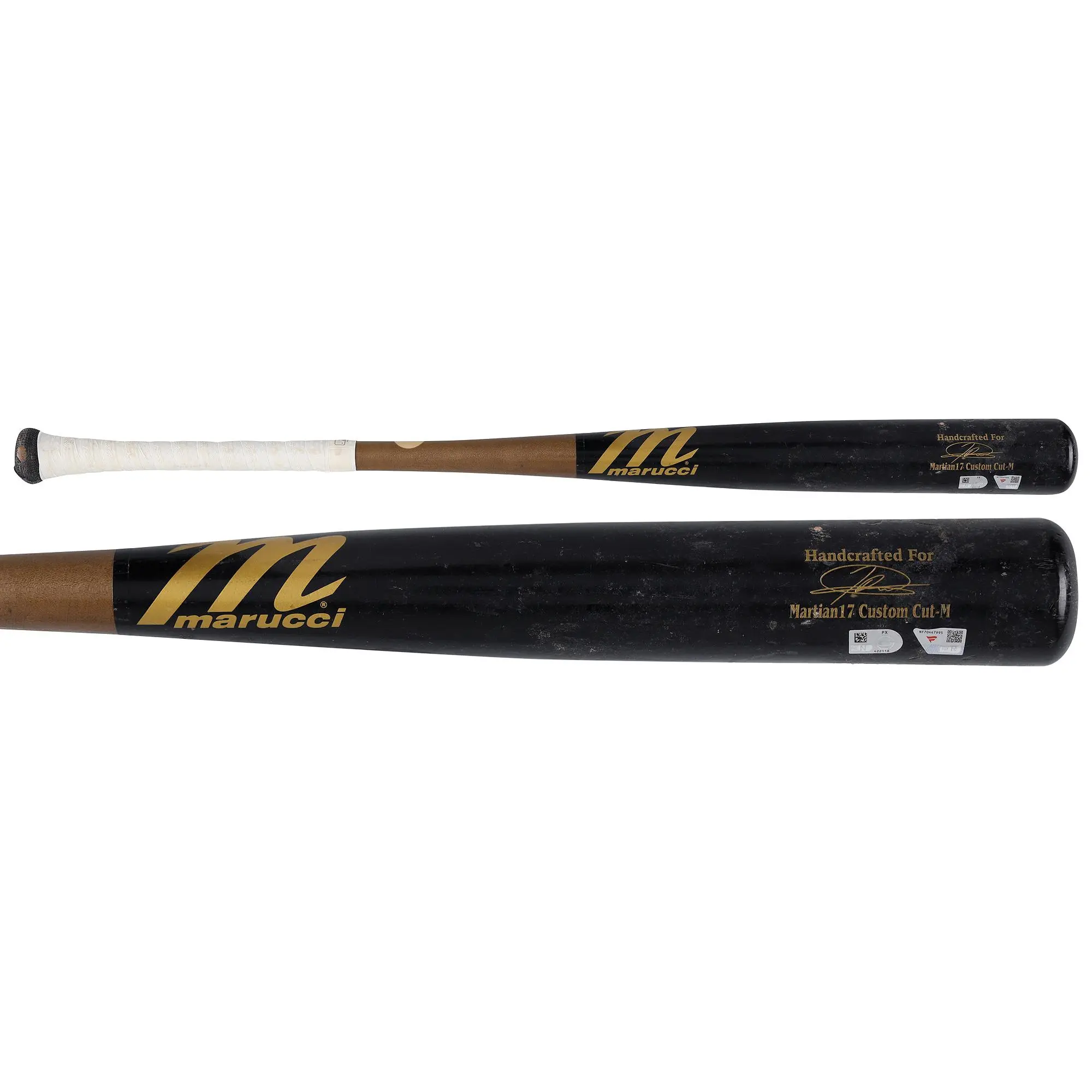 Jasson Dominguez New York Yankees Game-Used Black Marucci Broken Bat vs. Miami Marlins on August 3, 2025 - Fanatics Authentic Certified