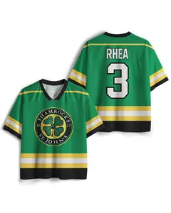 Shamrocks #3 Green Hockey Mesh Jersey