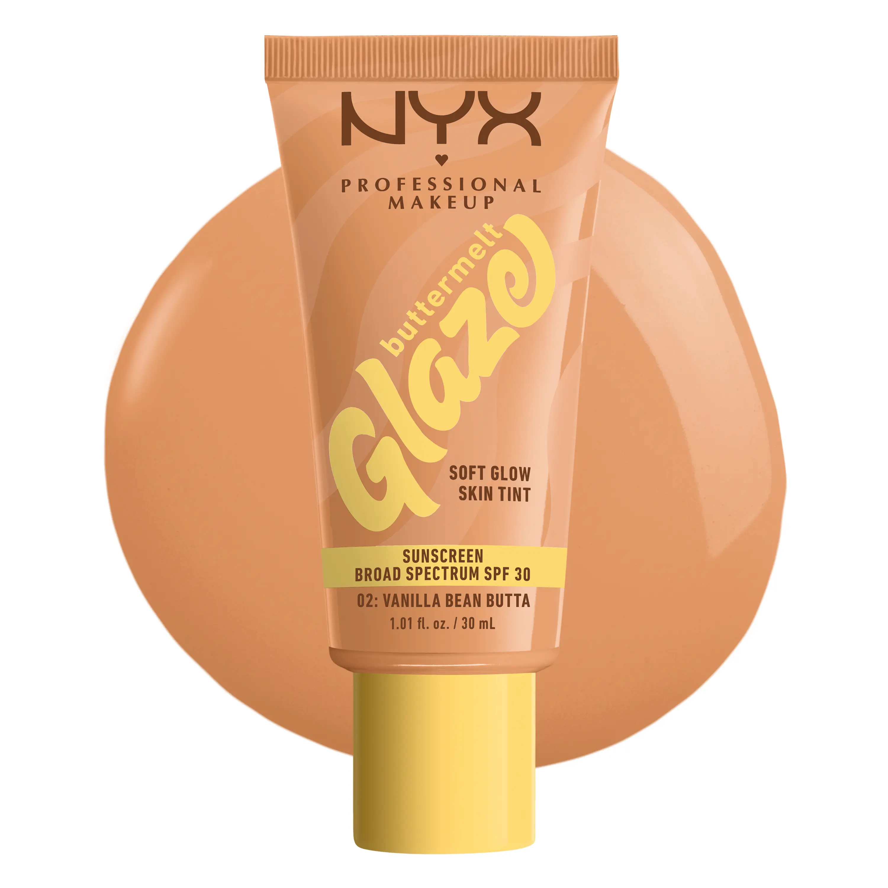 Buttermelt Glaze Soft Glow Skin Tint with SPF 30, NYX Professional Makeup Buttermelt Glaze Soft Glow Skin Tint with SPF 30, NYX Professional Makeup
