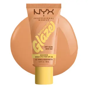 Buttermelt Glaze Soft Glow Skin Tint with SPF 30, NYX Professional Makeup