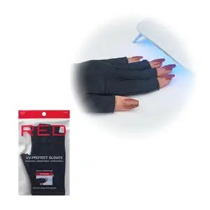 RED by KISS Sun Protection UV Gloves UPF 50+ Fingerless Gloves for Women & Men RED by KISS Sun Protection UV Gloves UPF 50+ Fingerless Gloves for Women & Men