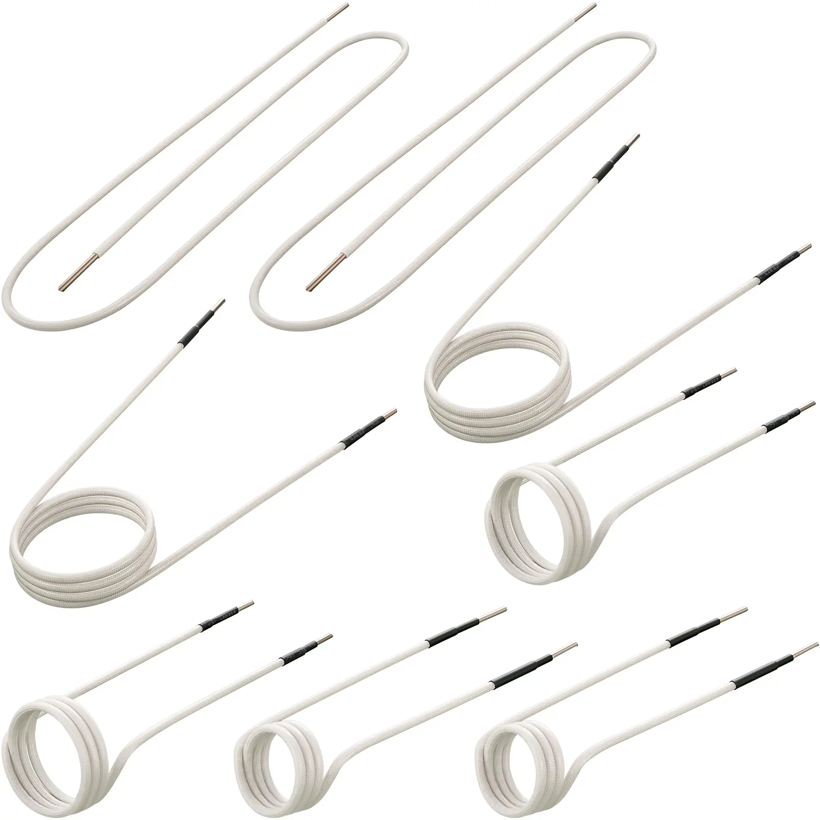 【summerfinds】VEVOR Induction Heater Inductor Coil Kits, Magnetic Mini Induction Heater Kit, No-Flame Heat Accessories 8pcs, Heat Resistant Induction Heater Tool with Flexibility For Removing Rusty Bolts and Nuts