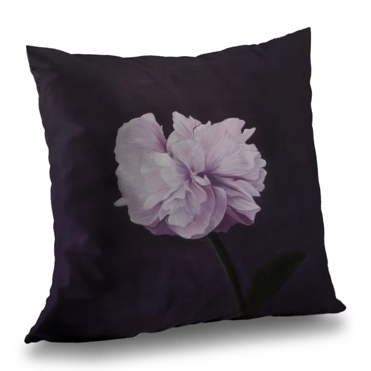Begin Home Decor C1PT14140JU3EH 14 x 14 in. Beautiful Purple Flower Throw Pillow - Botanical Home Decor