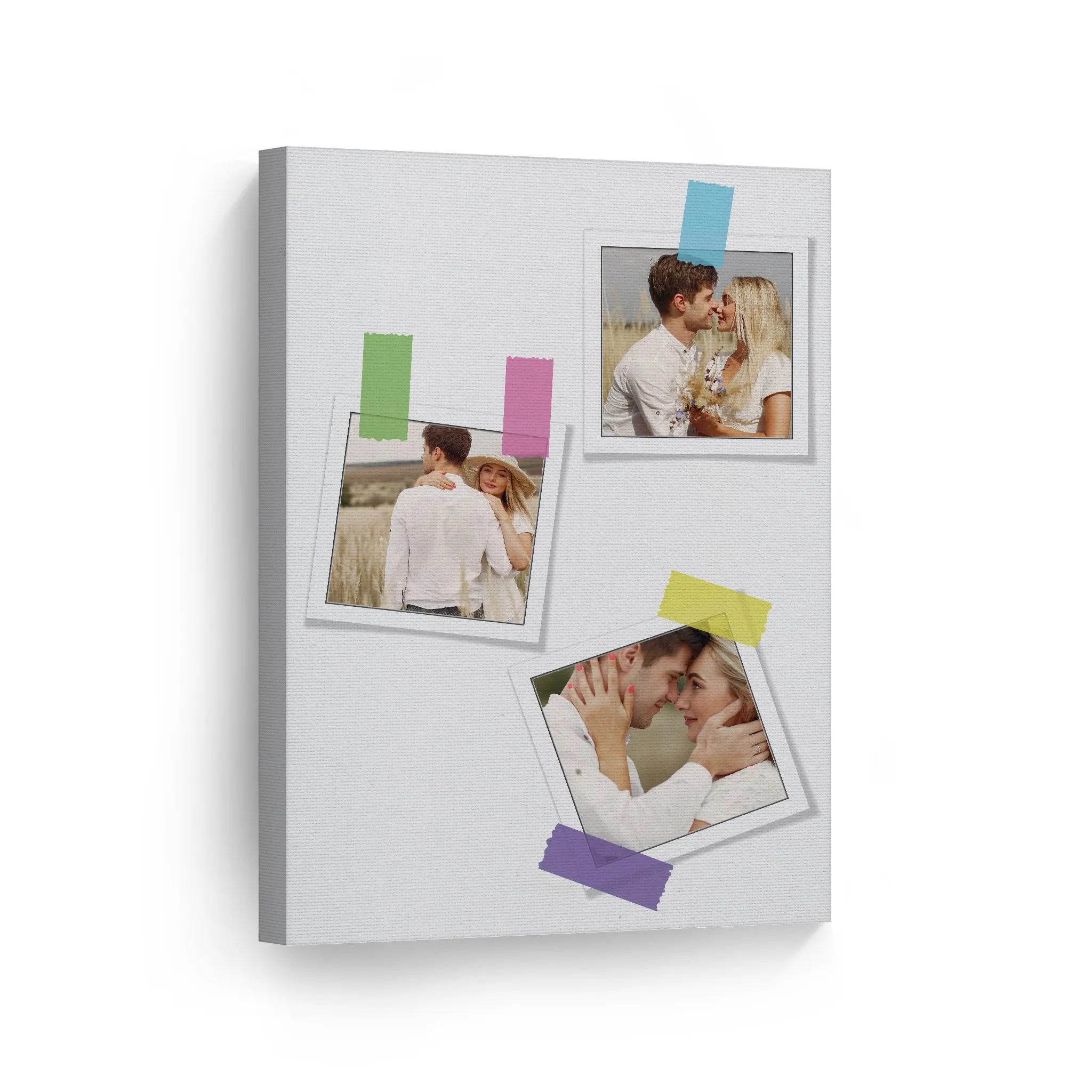 Personalized Gift Wall Art Custom Photo Collage with Polaroid Frames