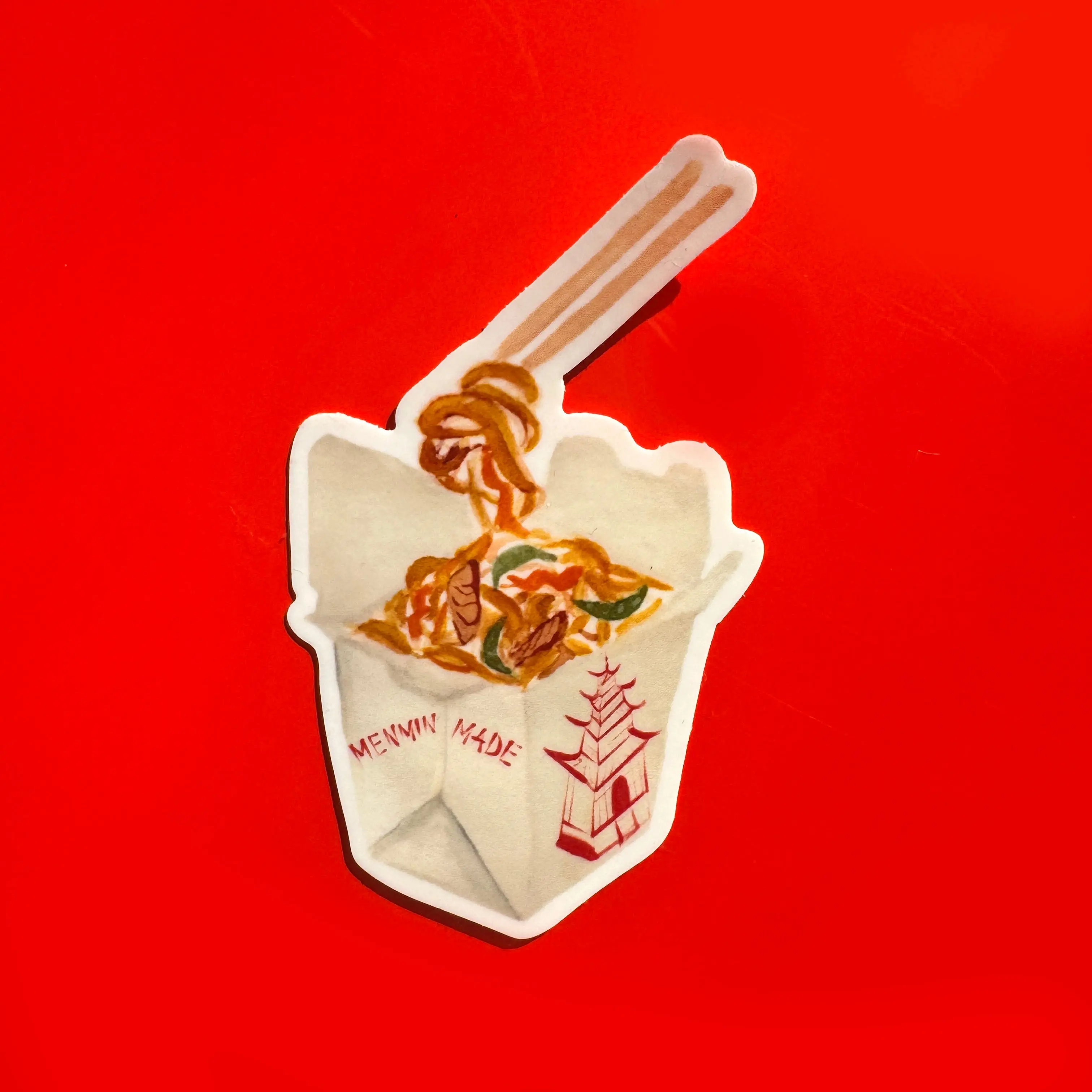 Chinese Lo Mein Noodles Sticker