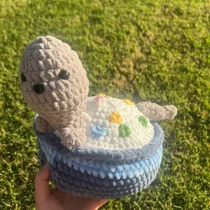 Crochet Seal-Real Plushie