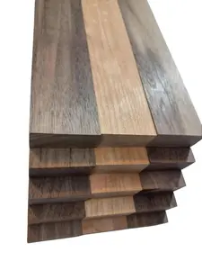 Kiln-Dried Black Walnut and Cherry Craft Wood Boards (12" x 2" x 3/4" +/-1/16 of an inch)
