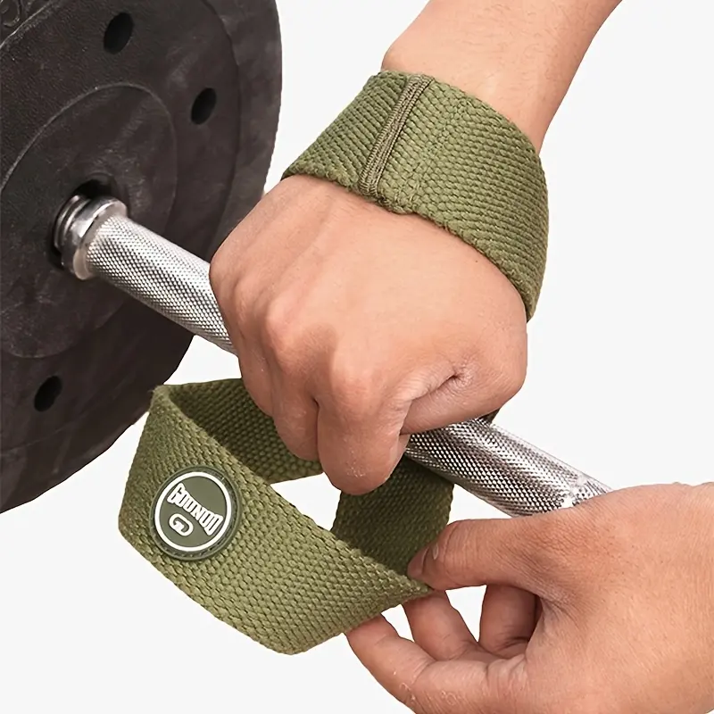1 Pair Weight Lifting Wrist Straps Bodybuilding Powerlifting Strength Training Deadlifts Straps.