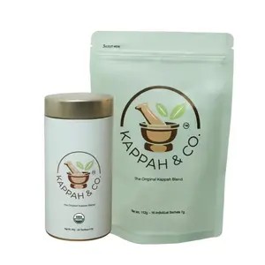 Kappah & Co. Digestive Wellness Bundle - Organic Herbal Tea Bags & Travel Sachets - 20 Tea Bags & 16 Sachets - India Origin - Original Blend