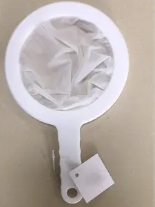 Kitchen Ultra-Fine Nylon Mesh Strainer I Plastic Sieve Fine Mesh Filter Spoon For Soy Milk Coffee Milk Yogurt Juice Kefir Honey Wine coladores de cocina (100 Mesh)