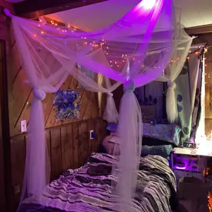 Large Portable Mosquito Net, Size 74.8x82.7x94.5 Inches, Lightweight Insect Protection, Ideal for Camping and Hiking, Durable Mesh Material