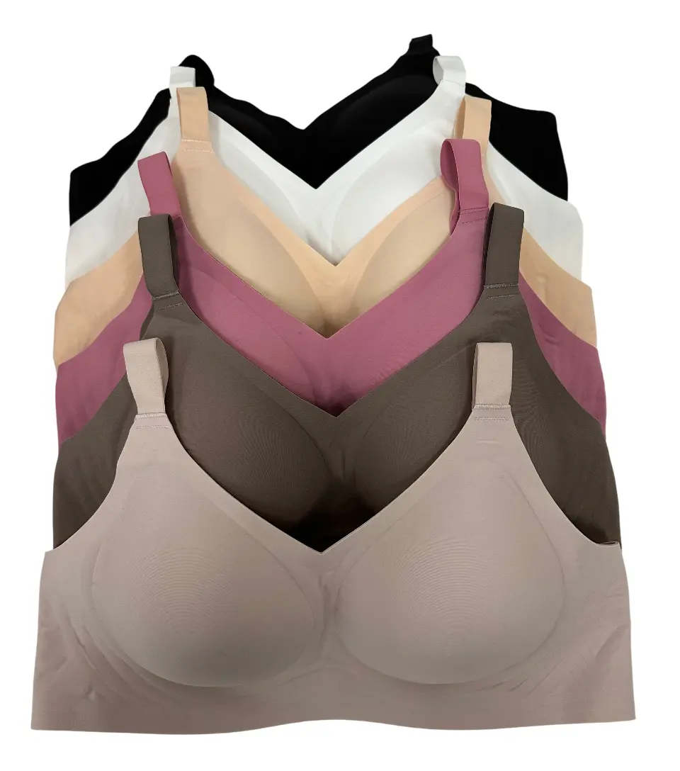 Women's 6 Packs Wireless Jelly Bras