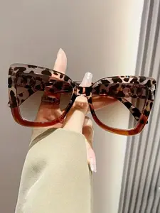 Women's Fashionable Cat Eye Frame Sunglasses, Trendy Casual for Everyday Use, Fashion Accessories for Outdoor Activities, Trendy Styling Sunglasses