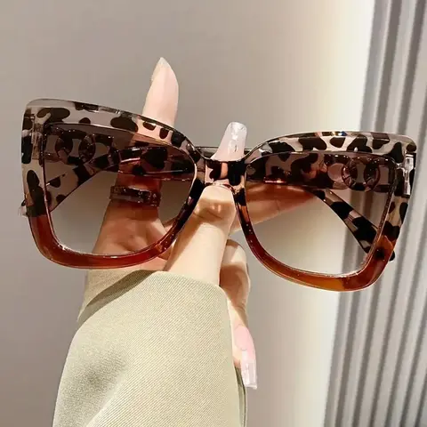 Women's Fashionable Cat Eye Frame Sunglasses, Trendy Casual for Everyday Use, Fashion Accessories for Outdoor Activities, Trendy Styling Sunglasses, Stylish Shades