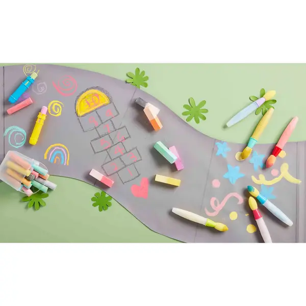 Sidewalk Chalk Paintbrush