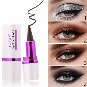 Eyeliner Gel with Silky Texture Waterproof & Sweatproof High Durability Smooth Application Makeup Tool